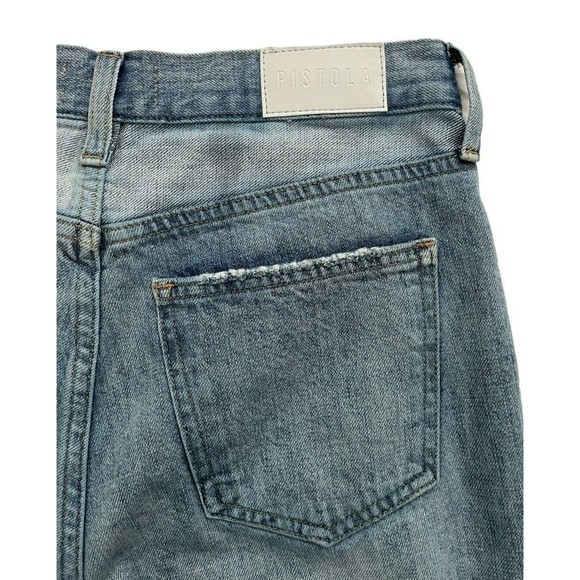 PISTOLA Charlie High Rise Jeans Womens Size 28 Straight Leg Cabo Button Fly - Picture 6 of 13